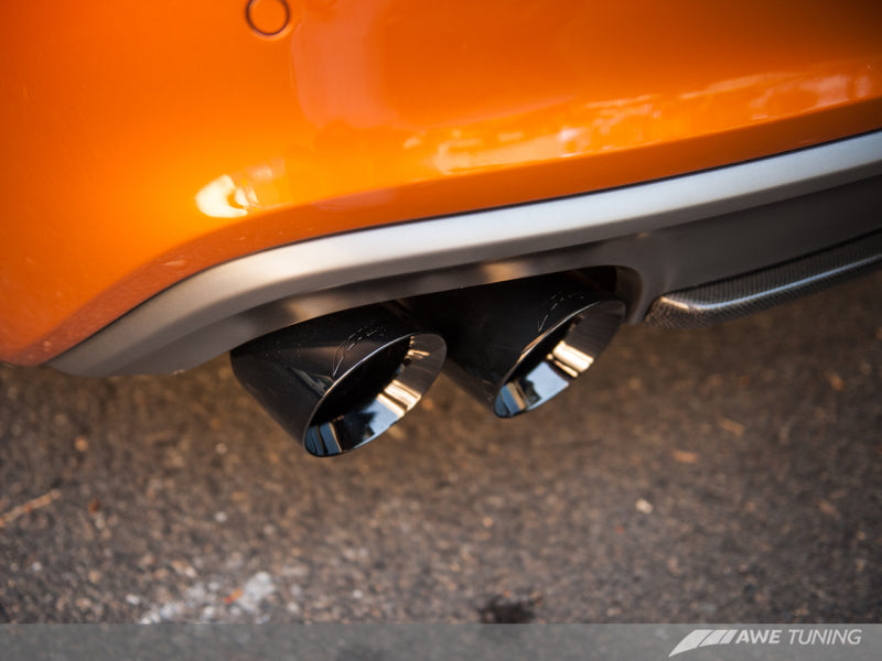 AWE Tuning Audi B8.5 S5 3.0T Track Edition Exhaust - Stunning Diamond Black Tips (102mm)