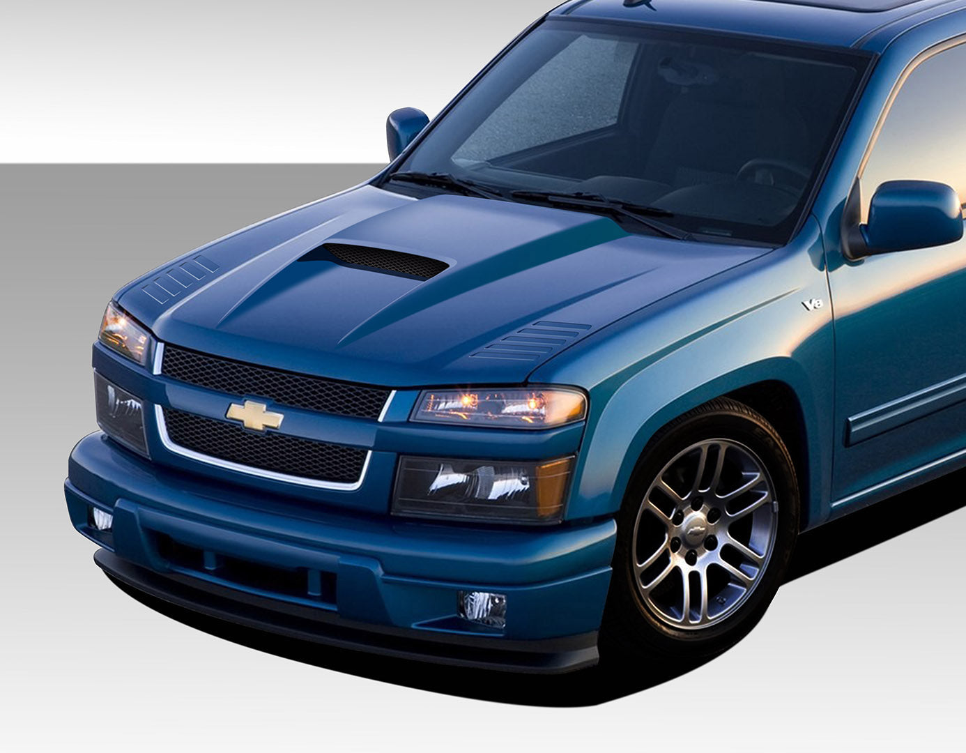Get the 2004 - 2012 Chevrolet Colorado GMC Canyon Duraflex CVX One - Piece Hood Now!