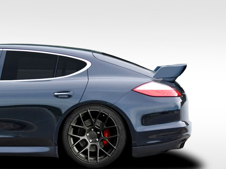 Unleash the Beast: 2010 - 2013 Porsche Panamera Eros Version 5 One - Piece Wing Trunk Lid Spoiler