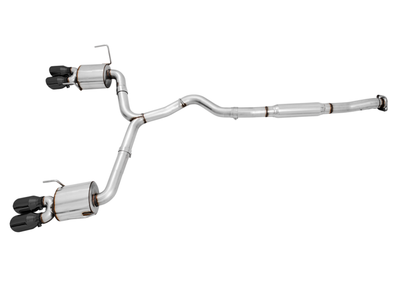 AWE Tuning Premium 2015+ Subaru WRX VA Sedan Touring Edition Exhaust - Stunning Diamond Black Tips (102mm)