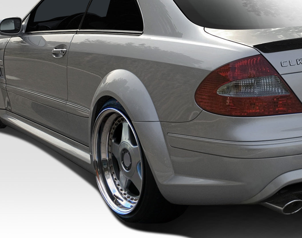 Revamp Your 2003 - 2009 Mercedes CLK W209 with Duraflex Black Series Look Wide Body Rear Fender Flares (2 Piece)