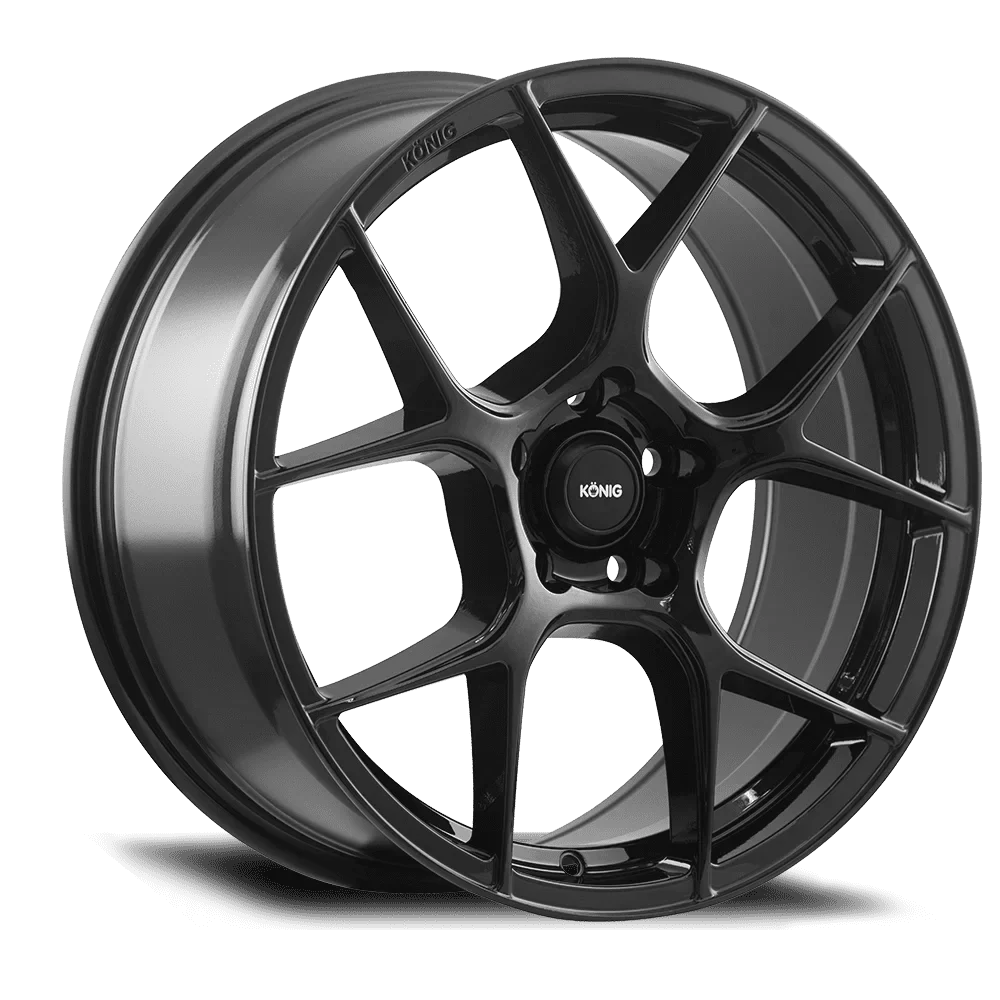 Stunning KONIG DIVERGE 20x8.5 5x114.3 ET32 73.1 Gloss Black Wheels - Grab Yours Now!
