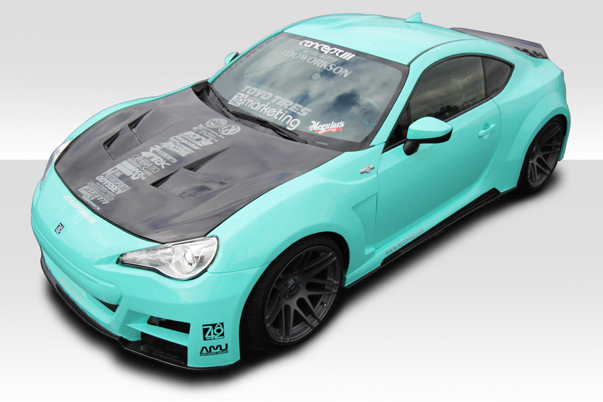 Revamp Your Ride! 2013 - 2018 Scion FR - S, Toyota 86, Subaru BRZ Duraflex 86 - R 4 - Piece Body Kit