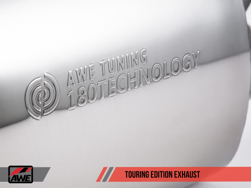 AWE Tuning BMW F22 M235i / M240i Touring Edition Axle-Back Exhaust - Stunning Diamond Black Tips (102mm)