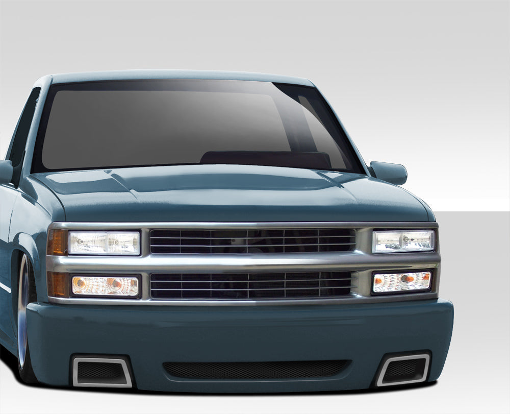 Get the Stunning SS Look! 1988 - 1999 Chevrolet C/K Series Pickup, 1992 - 1999 Tahoe, Yukon & Suburban Duraflex Front Bumper Cover