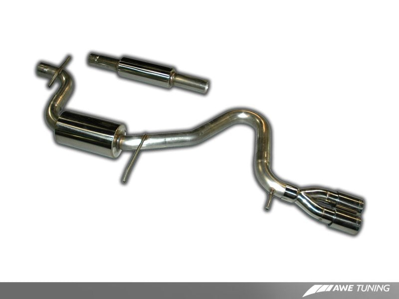 AWE Tuning 2.5L Golf/Rabbit Catback Performance Exhaust - Unleash Your Engine's Potential!