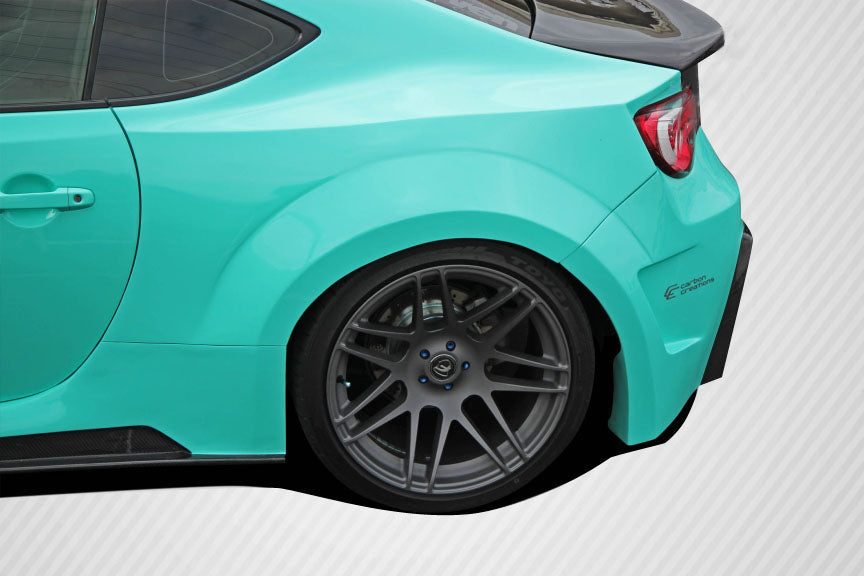 Get the Stunning Duraflex 86-R Wide Body Rear Fenders for 2013 - 2020 Scion FR - S, Toyota 86 & Subaru BRZ!