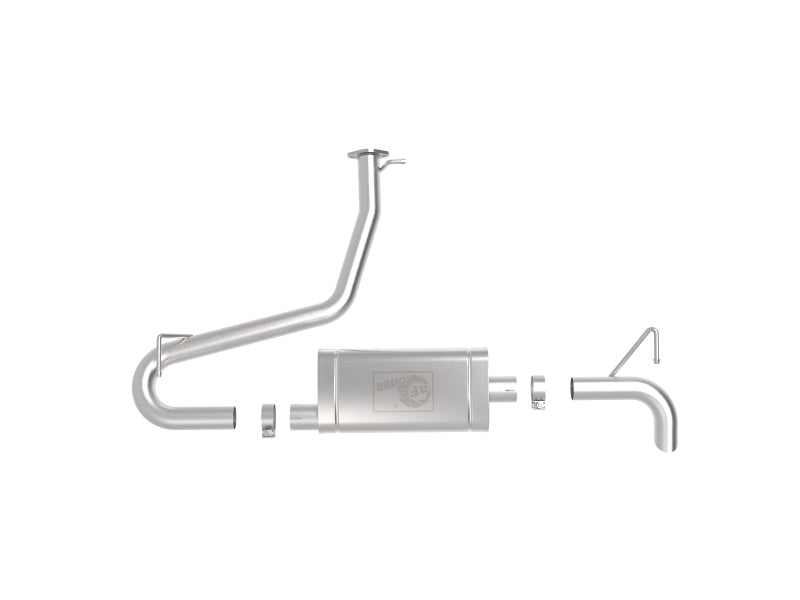 aFe Takeda's High - Performance 2-1/2in 304 SS Axle - Back Exhaust for 2018 - 2023 Hyundai Kona L4 1.6L (t)