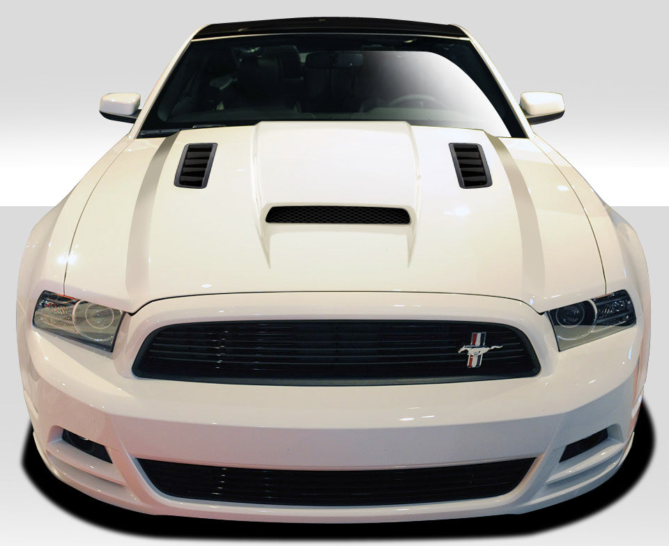 Unleash the Beast: 2013 - 2014 Ford Mustang & 2010 - 2014 Mustang GT500 Duraflex CVX One - Piece Hood