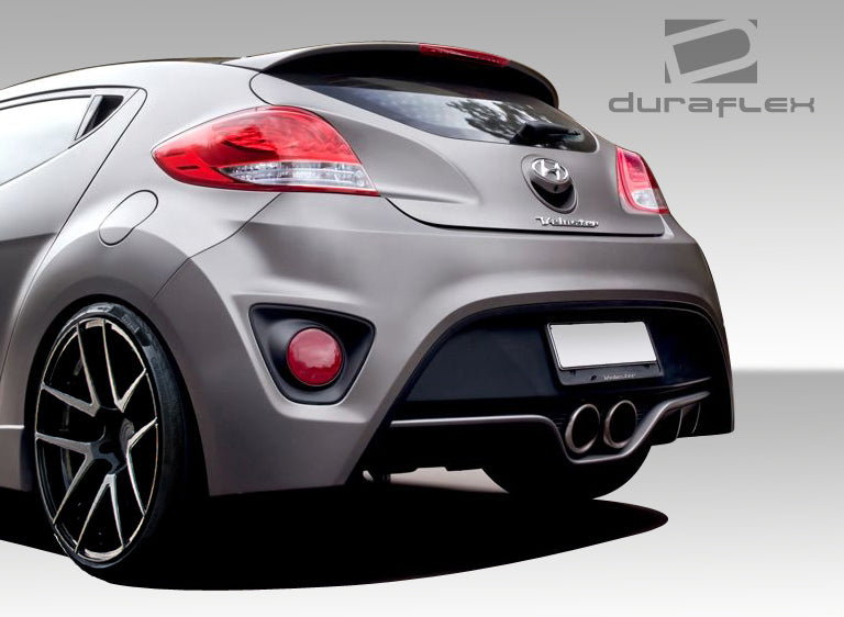 Revamp Your 2012 - 2017 Hyundai Veloster with Duraflex Turbo Look Rear Bumper Cover!
