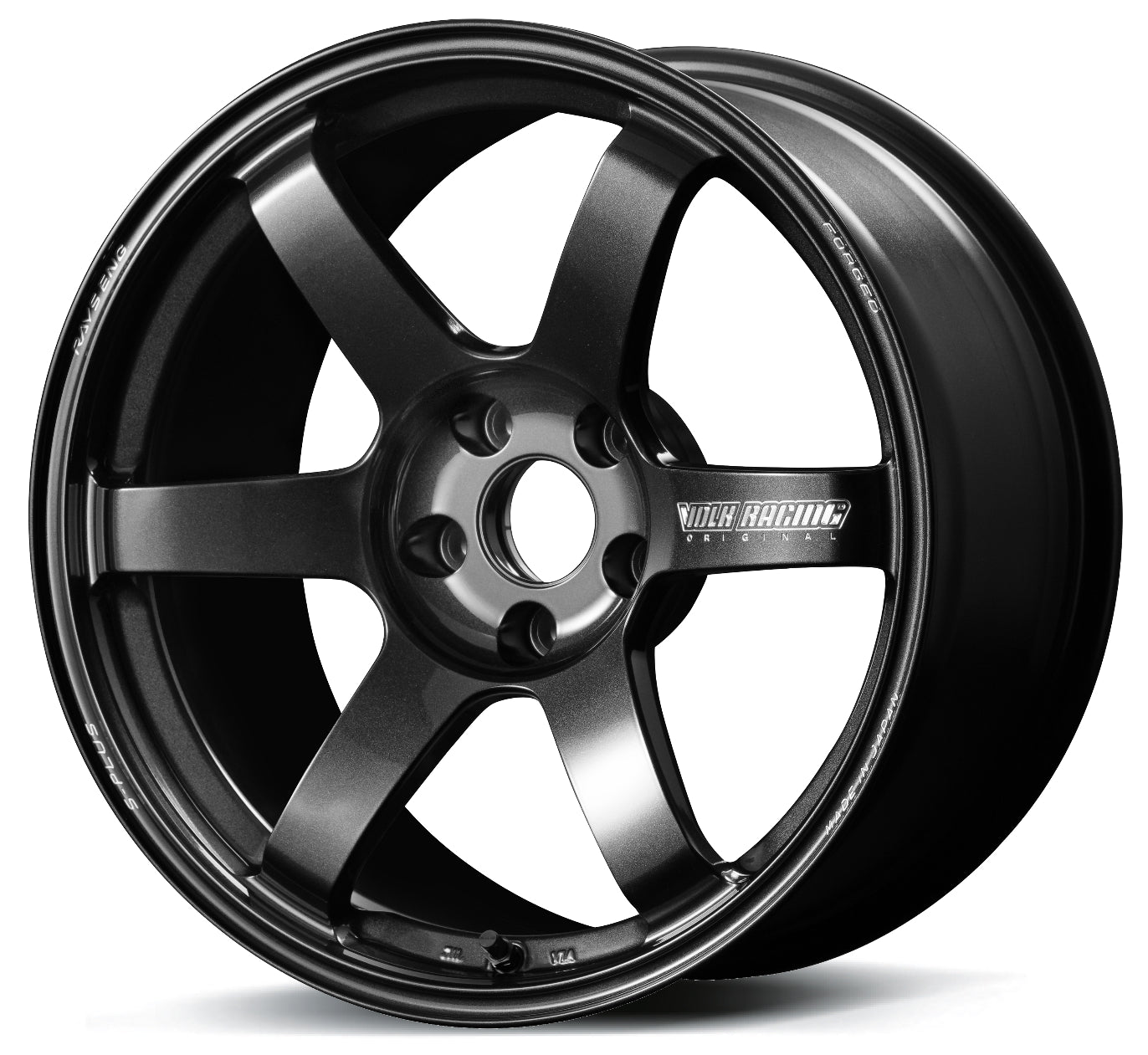 Volk Racing TE37 SAGA S-PLUS Wheels Set of 4 - Stunning Diamond Dark Gunmetal, Perfect for NSX!