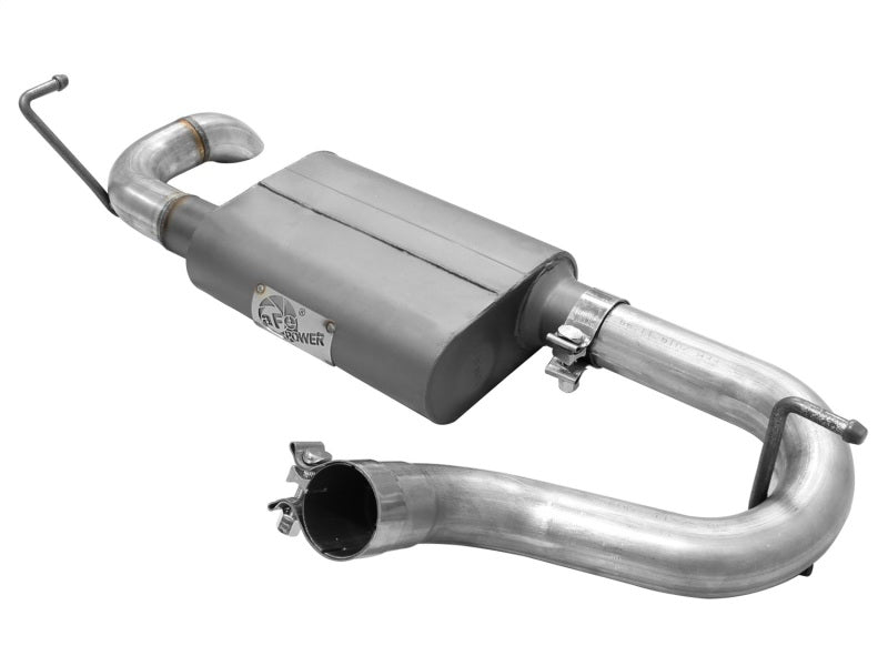 aFe Scorpion Axle Back Aluminized Hi - Tuck Exhaust System for 07 - 17 Jeep Wrangler JK V6 3.6/3.8L - Unleash Your Jeep's Power!