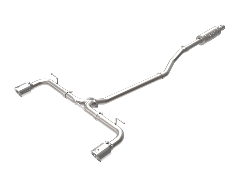 aFe Takeda Premium 2.5-inch 304 SS Cat-Back Exhaust with Polished Tips for 2014 - 2018 Mazda 3 L4 2.0L/2.5L