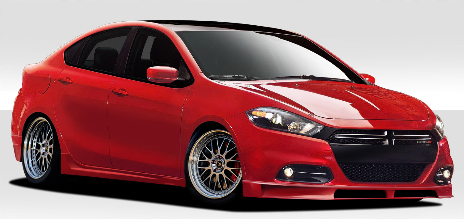 Revamp Your 2013 - 2016 Dodge Dart with Duraflex Racer 4 - Piece Dual Exhaust Body Kit!