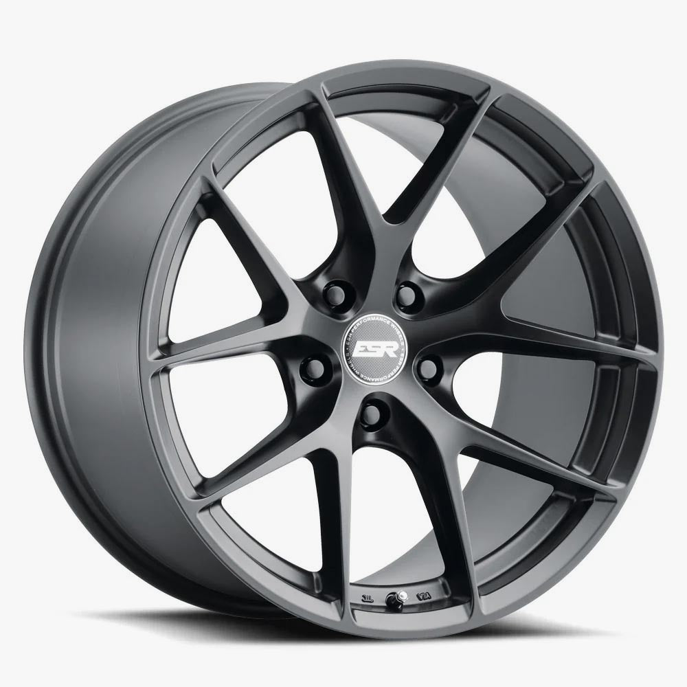 ESR RF2 18x8.5 5x114.3 (Custom Drill) ET30 Matte Black - Stunning Wheels for Your Ride