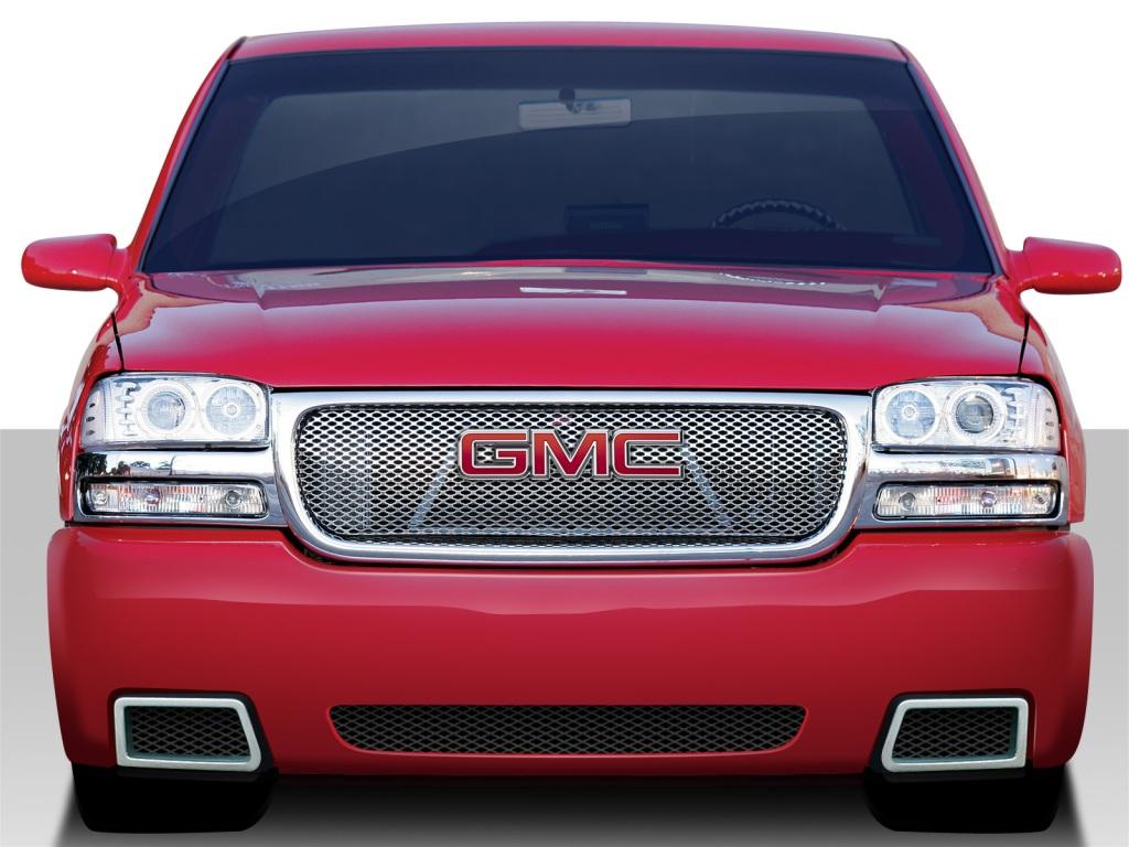Get the Stunning SS Look! 1999 - 2006 GMC Sierra & 2000 - 2006 Yukon Duraflex One - Piece Front Bumper Cover