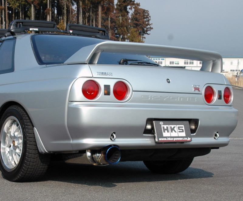 Unleash Performance with HKS SUPER TURBO MUFFLER for BNR32 RB26DETT