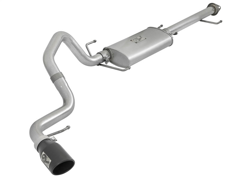 aFe Scorpion 2-1/2in Aluminized Steel Cat-Back Exhaust with Black Tips for 2007 - 2017 Toyota FJ Cruiser V6 4.0L: Unleash Speed and Style!