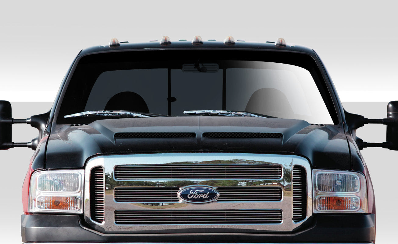 Upgrade Your Ford! 1999 - 2007 Ford Super Duty F250 - F550 / 2000 - 2005 Ford Excursion Duraflex CVX One - Piece Hood