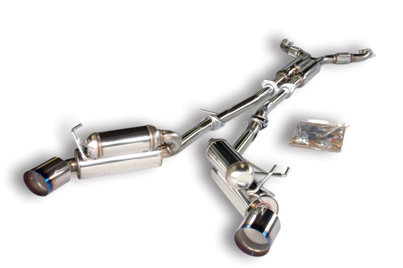 Unleash the Power: HKS 03 - 06 350z Dual Hi - Power Titanium Tip Catback Exhaust