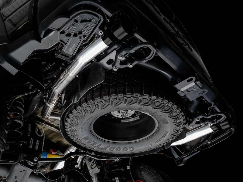 AWE Tuning 2021 - 2024 RAM 1500 TRX 0FG Cat - Back Exhaust with Stunning Diamond Black Tips
