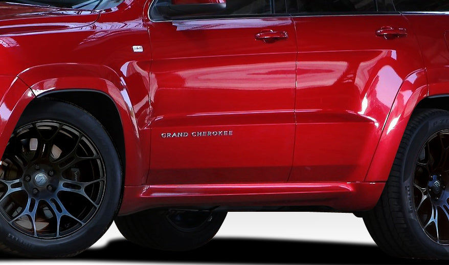 Upgrade Your 2011 - 2015 Jeep Grand Cherokee with Duraflex SRT Look 2 - Piece Side Skirt Rocker Panels