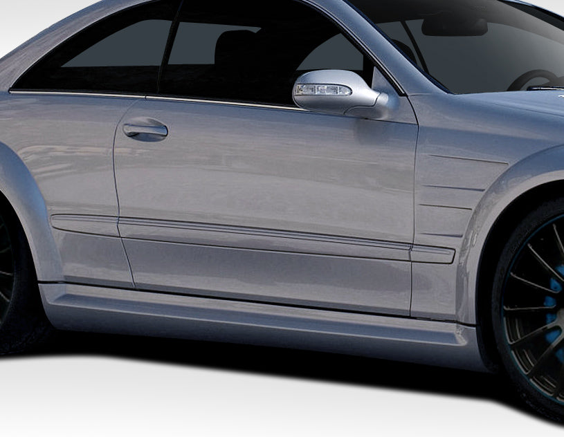 Upgrade Your 2003 - 2009 Mercedes CLK W209 with Duraflex Black Series Look Wide Body Side Skirt Rocker Panels (2 Piece)