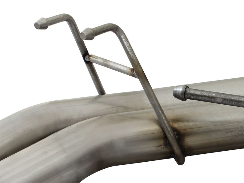 aFe Rebel Series Front Side Exit Stainless Steel Exhaust with Black Tips for 2010 - 2014 Ford F150 Ecoboost V8 6.2L