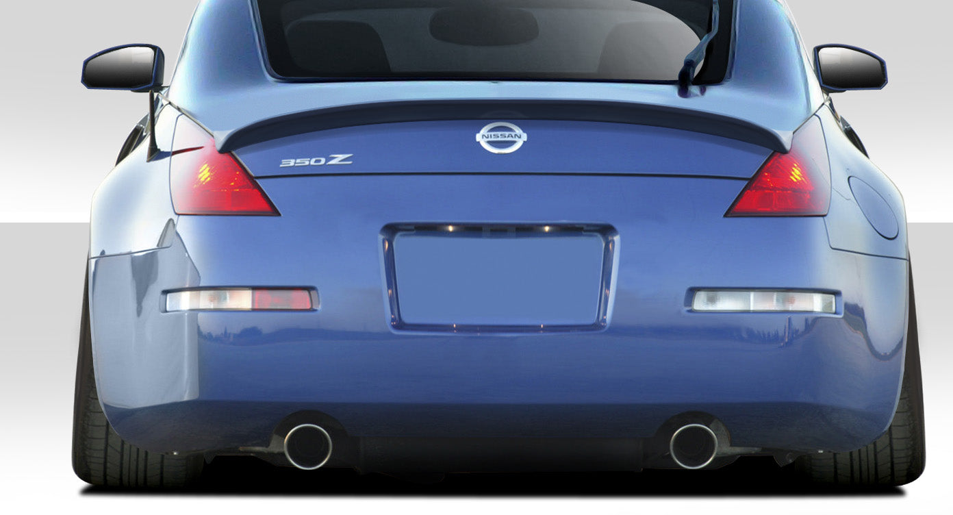 Upgrade Your 2003 - 2008 Nissan 350Z Z33 2DR Coupe with Duraflex V - Speed Wing Trunk Lid Spoiler!