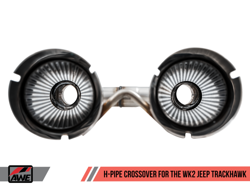 AWE Tuning 2020 Jeep Grand Cherokee SRT/Trackhawk Touring Edition Exhaust - Pair with Stock Tips for Ultimate Sound