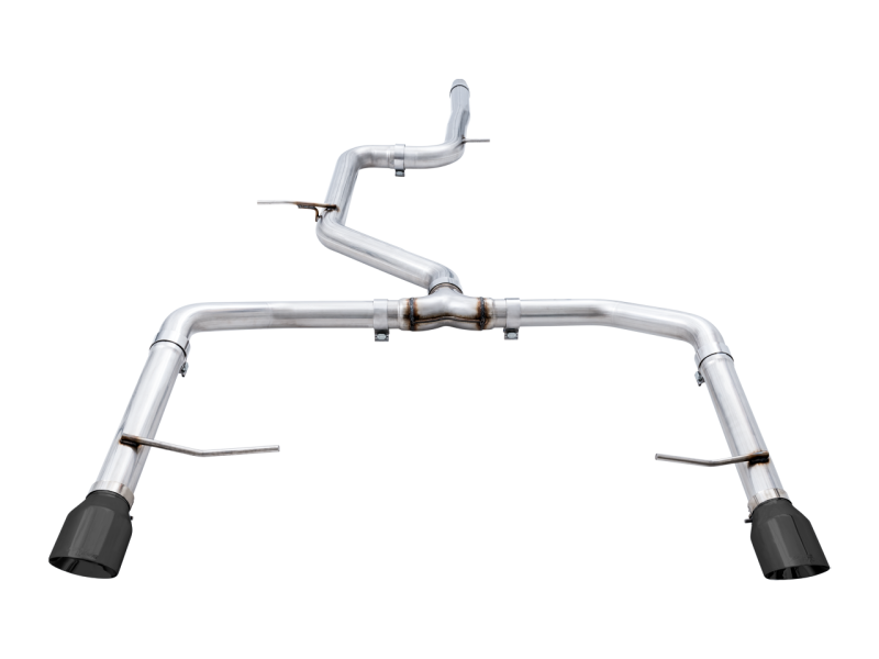 AWE Tuning 2018 - 2021 Volkswagen Jetta GLI Mk7 Track Edition Exhaust with Stunning Diamond Black Tips (Fits OEM DP)