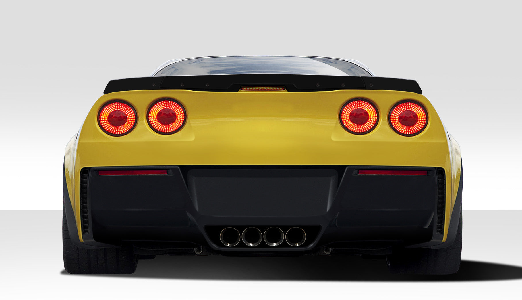 Upgrade Your 2005 - 2013 Chevrolet Corvette C6 with Duraflex Stingray Z 2 - Piece Rear Wing Spoiler