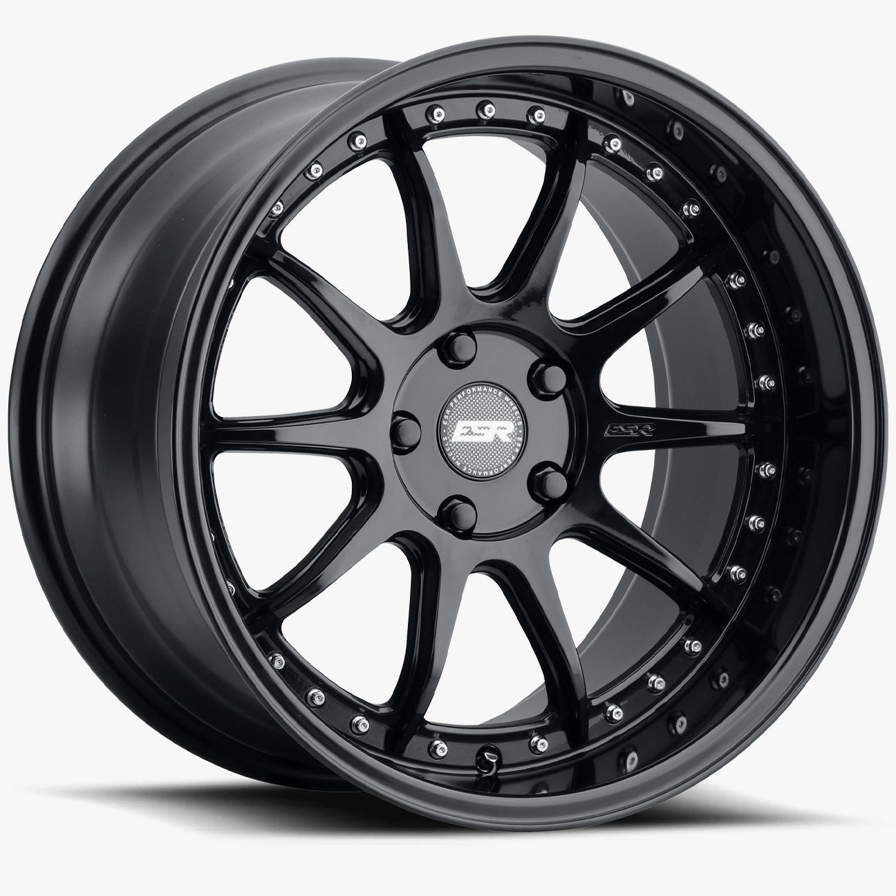 ESR CS12 Gloss Black Wheels - 19x8.5, 5x120.6 (Custom Drill), ET30 - A Must - Have!