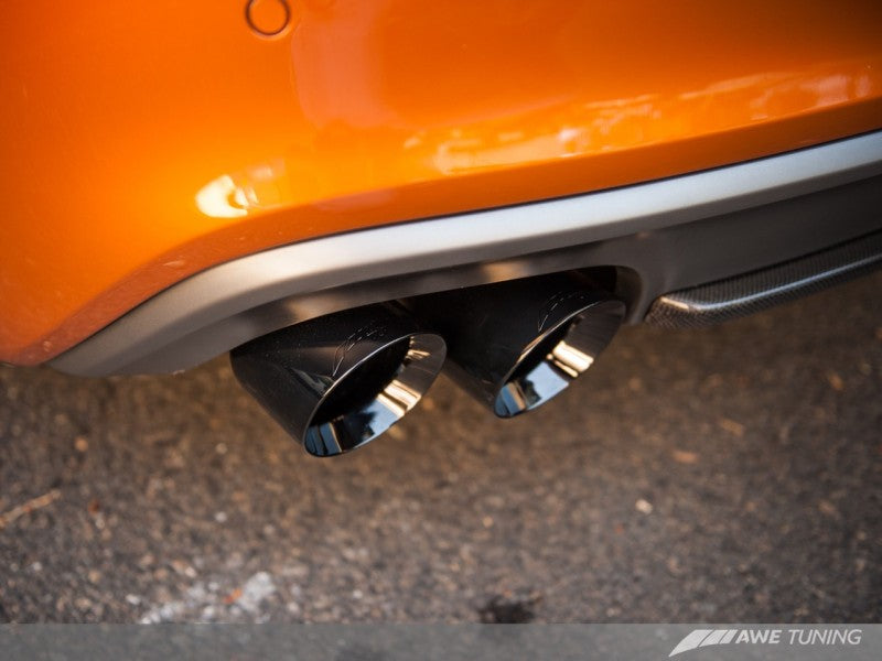 AWE Tuning Audi B8.5 S5 3.0T Track Edition Exhaust - Stunning Diamond Black Tips (102mm)