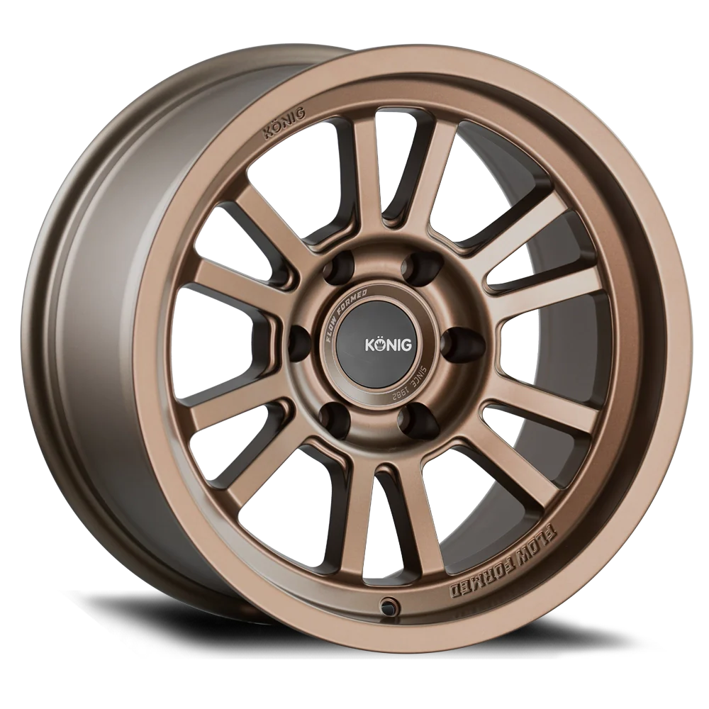 Stunning KONIG HT1 Wheels in Satin Bronze - 17x8.5, 6x139.7 ET-6 106.1