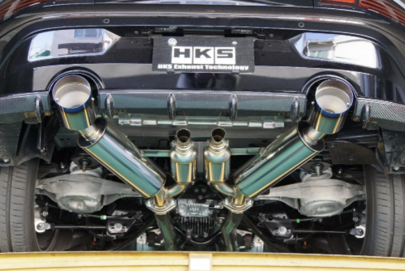 HKS FULL DUAL MUFFLER RZ34 VR30DDTT - Unleash Your Engine's Power!