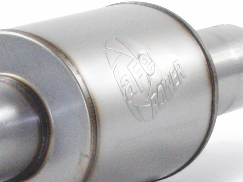 aFe Atlas 4-Inch Aluminized Cat-Back Exhaust with 304 SS Polished Tip for 2011 - 2014 Ford F-150 EcoBoost V6 3.5L