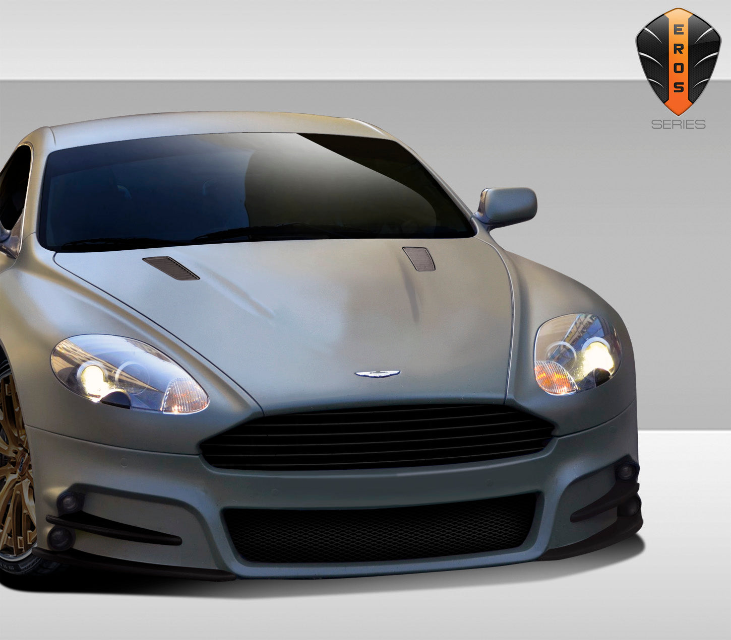 Get the Stunning 2004 - 2012 Aston Martin DB9 DBS Eros Version 1 Front Bumper Cover - Single Piece!