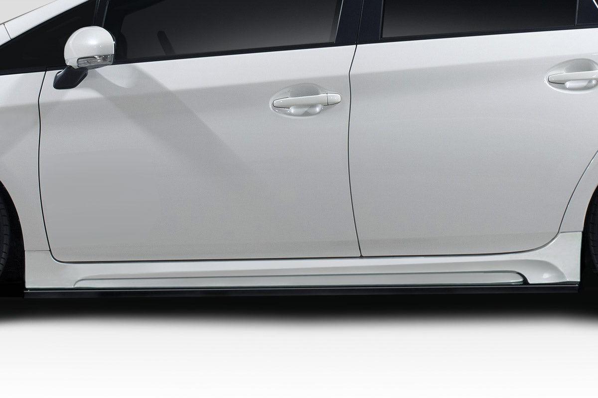 Upgrade Your 2010 - 2015 Toyota Prius with Duraflex TK - R Side Skirt Rocker Panels - 2 Piece Set