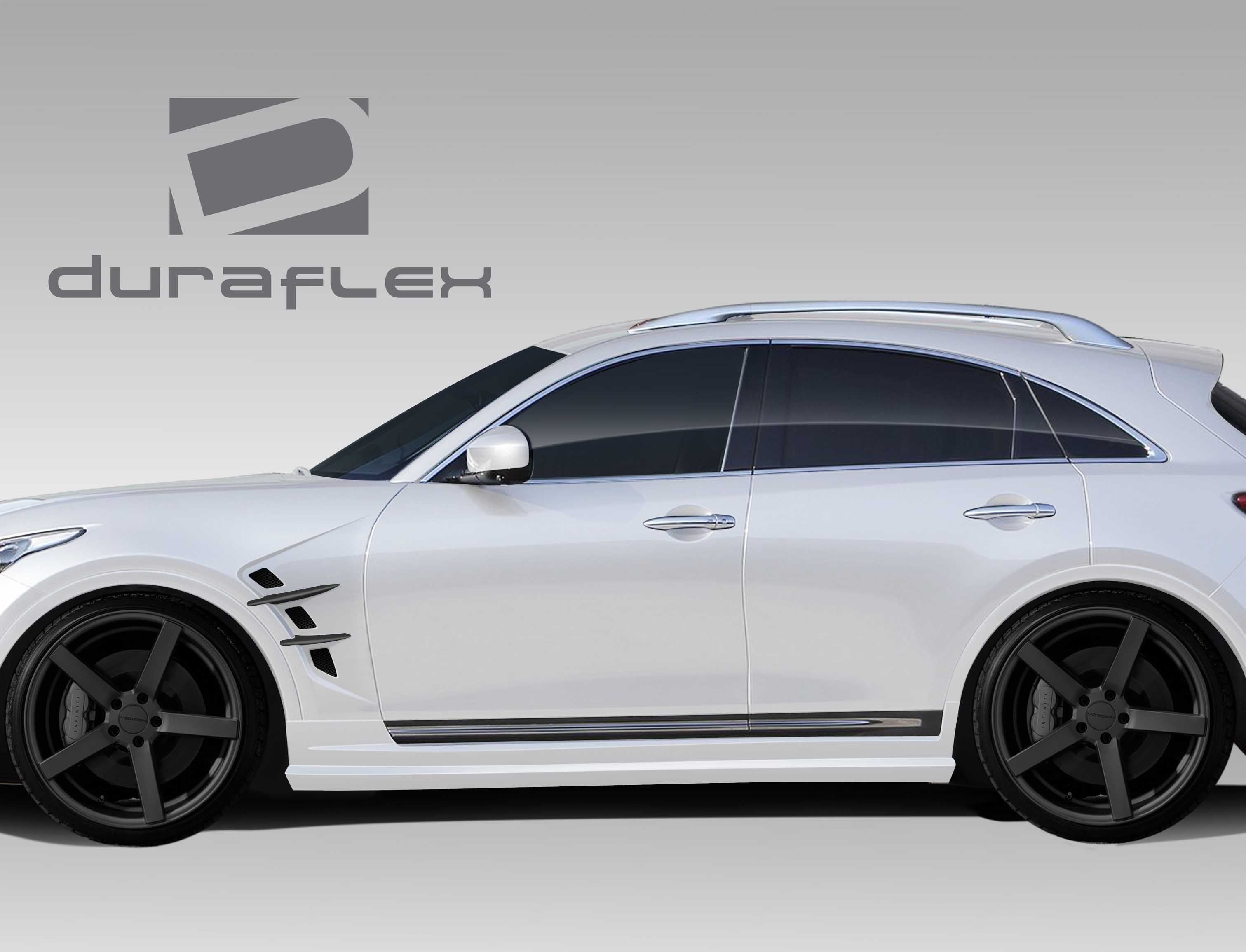 Upgrade Your 2009 - 2017 Infiniti FX35, FX50, QX70 with Duraflex CT - R Fenders (2 - Piece Set)
