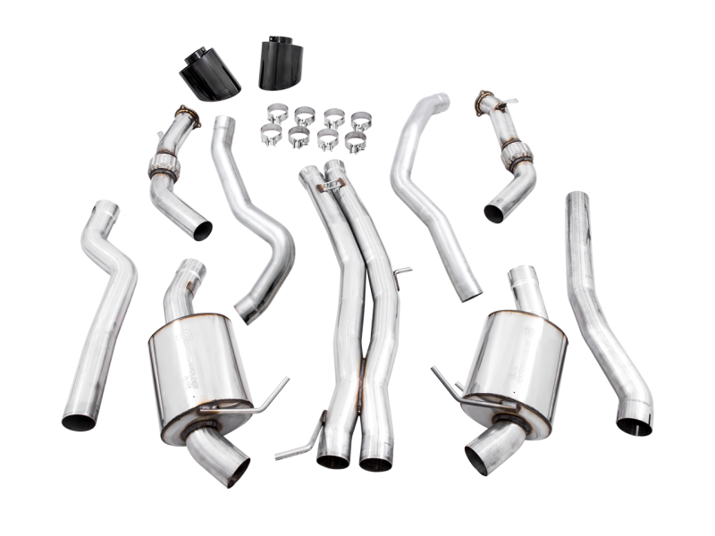 AWE Tuning's Stunning Audi B9 RS 5 Sportback Touring Edition Exhaust - Non Resonated with Diamond Black RS Style Tips