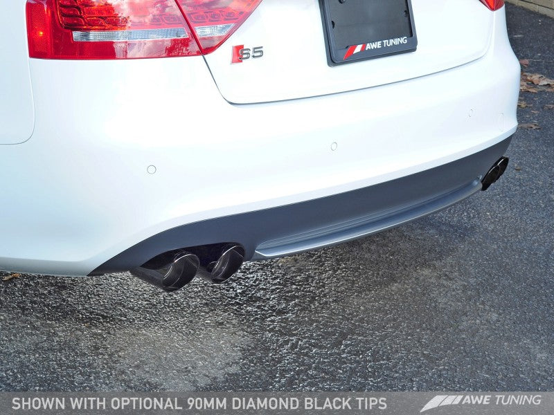 AWE Tuning Audi B8.5 S5 3.0T Touring Edition Exhaust System - Stunning Diamond Black Tips (102mm)