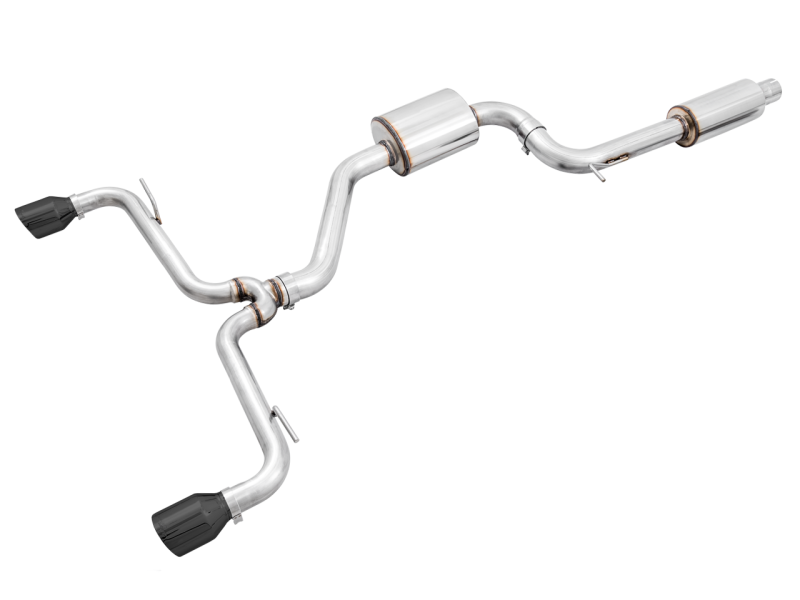 AWE Tuning Volkswagen GTI MK7.5 2.0T Touring Edition Exhaust with Stunning Diamond Black 102mm Tips