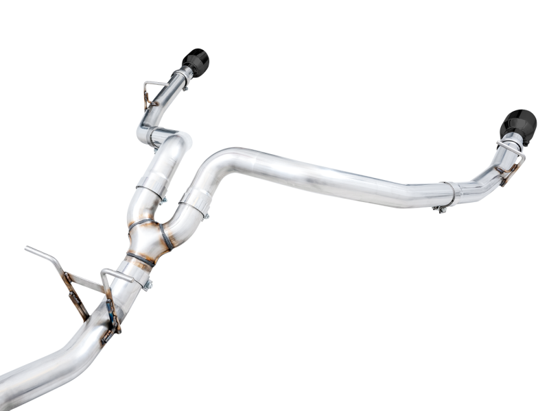 AWE Tuning's Stunning 19 - 21 RAM 1500 5.7L (w/Cutouts) 0FG Dual Rear Exit Cat - Back Exhaust with Diamond Black Tips