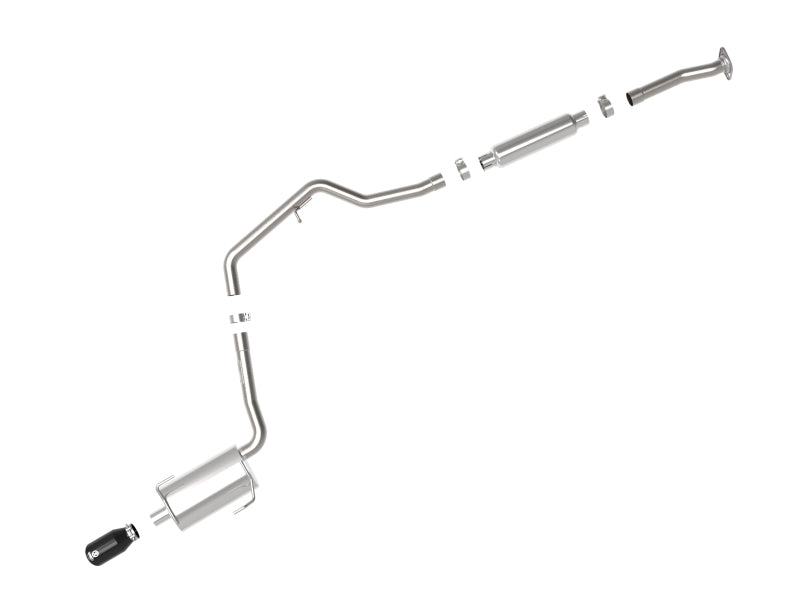 aFe POWER Takeda - Unleash Your 2012 - 2016 Subaru Impreza 2.0L with 2.5in 304SS CB Exhaust and Black Tips