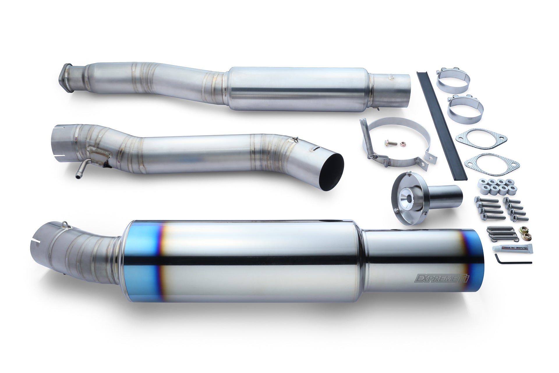 TOMEI Extreme Full Titanium Muffler Kit for Q50 - Unleash Your Ride!