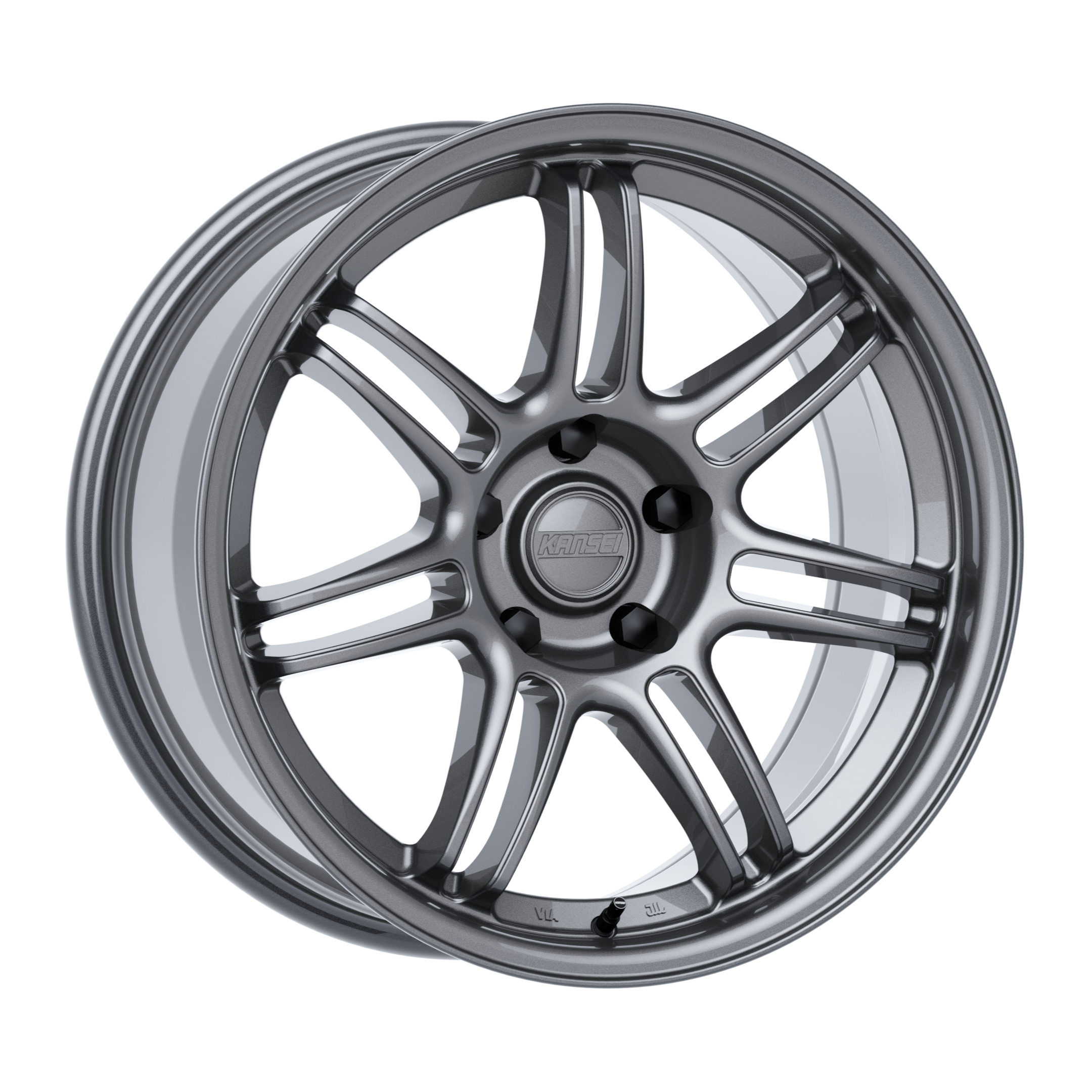 Kansei SEVEN 18x9 5x120 ET22 72.56 Gunmetal - Stylish and High - Performance Wheels