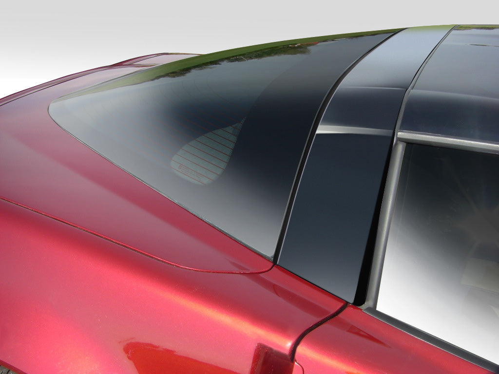 Transform Your 2005 - 2013 Chevrolet Corvette C6 with Duraflex Stingray Look Roof Window Rail Halo Kit!