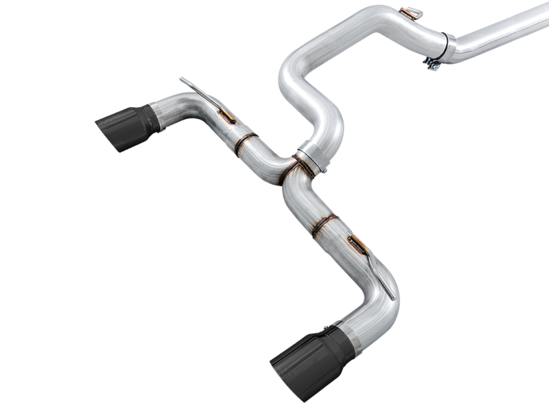 AWE Tuning Ford Focus RS Track Edition Cat-back Exhaust - Stunning Diamond Black Tips