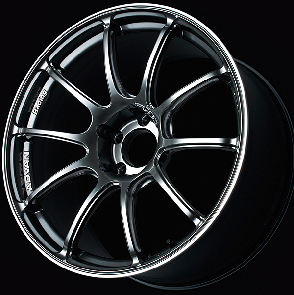 Get Your Set of 4 Advan Racing RZII 17x9.0 5x114.3 ET45 Wheels in Stunning Racing Hyper Black & Ring Now!
